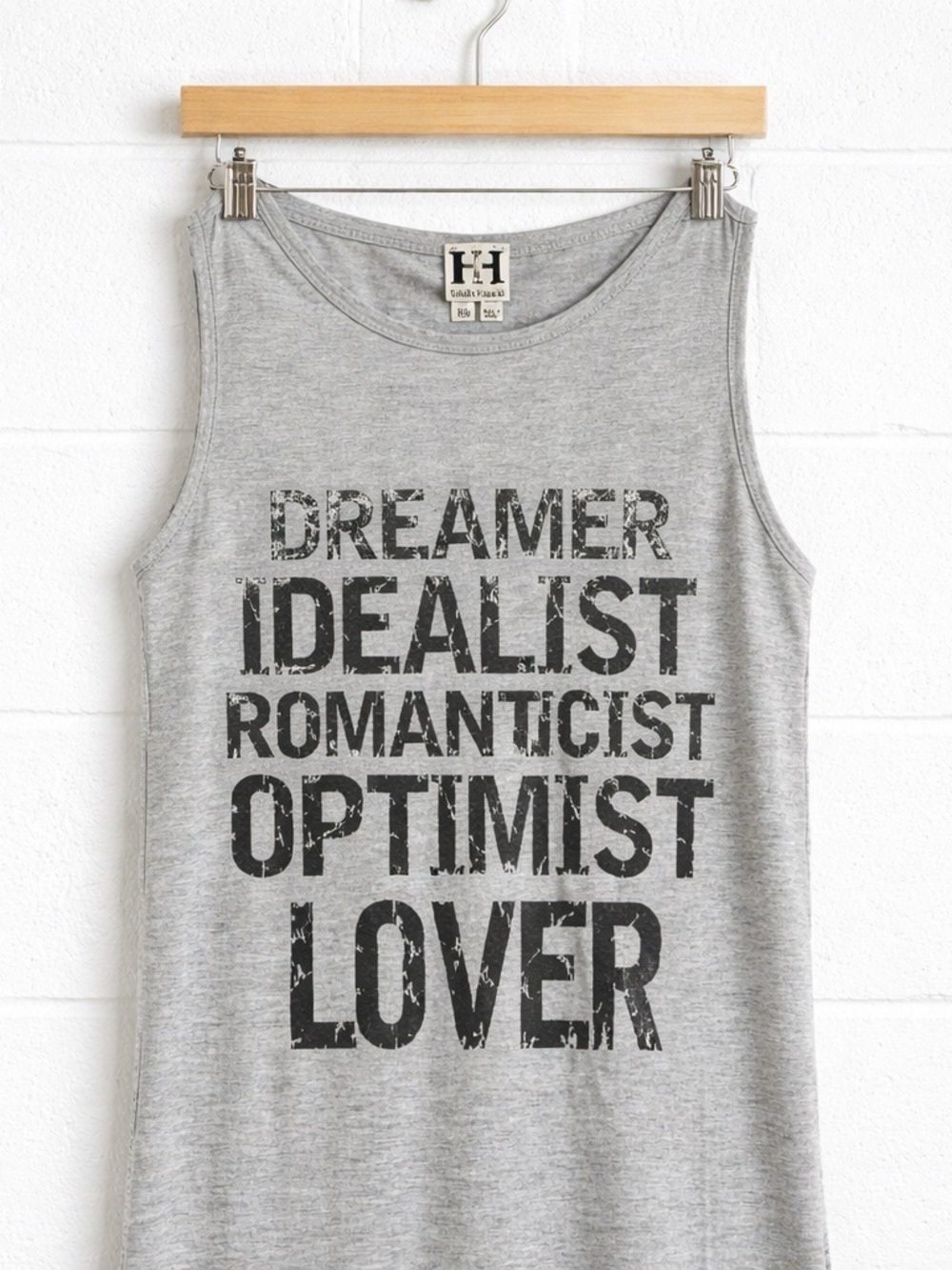Haute Hippie "Dreamer Idealist" Graphic Tank Top  size xsmall tee shirt